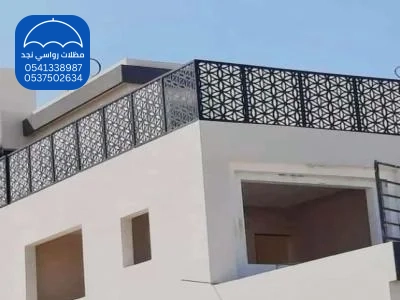 تنظيف السواتر الحديدية: